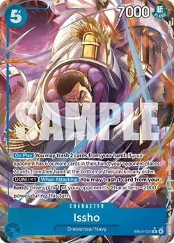 One Piece English - Issho - Alternate Art EB04-022 - R - NM - Image 1