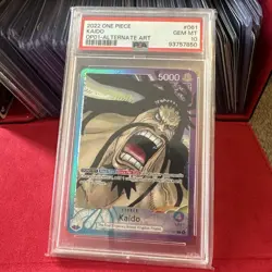 Kaido Alt Art Leader OP01-061 Romance Dawn Pre-Errata Wave1 Mint PSA 10 - Image 1