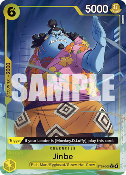 Jinbe ST29-005 Starter Deck Egghead *PROMO FOIL* NM - Image 1