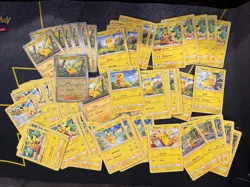 Pokemon All Pikachus! 100 Card Lot Bundle Bulk Collection - Reverse Holo - Image 1
