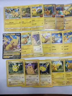 25 Different Pikachu Pokemon TCG Card Lot - Base Set Jungle WOTC Holo + - Image 2