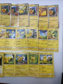 25 Different Pikachu Pokemon TCG Card Lot - Base Set Jungle WOTC Holo + - Image 3