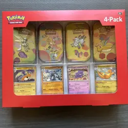 *SEALED* Pokemon Scarlet & Violet 151 (4 Mini Tins + 4 Promo Cards Bundle) - Image 1