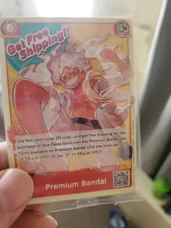 ONE PIECE CARD GAME MONKEY.D.LUFFY PREMIUM BANDAI CARD GAMES FEST 23-24 - Image 1