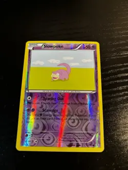 Pokemon TCG Slowpoke Generations Reverse Holo Card 32/83 2016 - Image 1