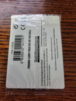 Pikachu On The Ball 001/005 SWSH Futsal Promo Pokemon Card SEALED US SELLER - Image 2
