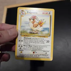 Pokemon Card - UK 4th Print 1999-2000 Pidgeot BASE Set 22/102 - NM - Image 4