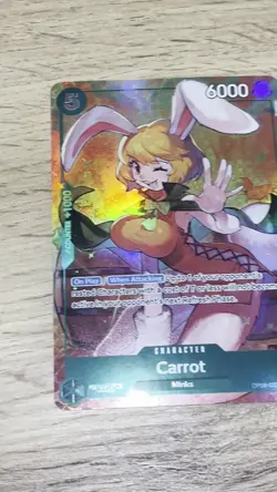 One Piece Carrot SR OP08-023 Parallel Card Game Two Legends, Near Mint Condition - Image 2