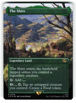 The Shire #345 (Borderless) (NM) (Foil) (LTR) Magic MTG - Image 1
