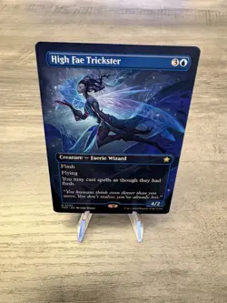 Magic the Gathering MTG High Fae Trickster Borderless Near Mint - Image 1