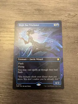 Magic the Gathering MTG High Fae Trickster Borderless Near Mint - Image 2