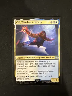 Cid, Timeless Artificer (0409) Final Fantasy Regular NM - Image 1