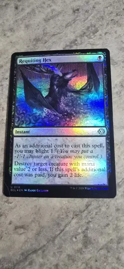Requiting Hex Lorwyn Eclipsed 116 Foil Instant Uncommon MTG NM - Image 1