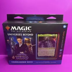 Masters Of Evil - Magic The Gathering Doctor Who Universes Beyond Commander Deck - Image 1