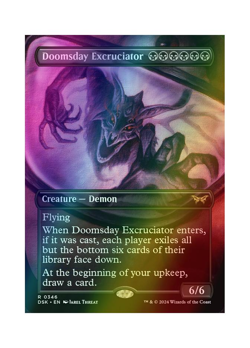 Magic the Gathering MTG DSK Doomsday Excruciator 346 Foil Near Mint - Image 1