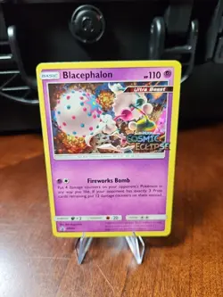 Pokemon Cosmic Eclipse Blacephalon (SM221) Stamped Promo Light Play - Image 1