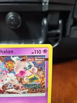 Pokemon Cosmic Eclipse Blacephalon (SM221) Stamped Promo Light Play - Image 3