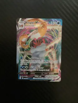 Pokemon TCG Kingler VMAX Brilliant Stars 029/172 Holo Ultra Rare NM - Image 1