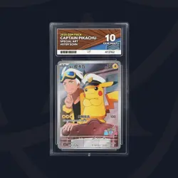 ACE 10 Captain Pikachu 0709 SCHN Gem Mint 10 Pokemon TCG: CHINESE - Image 1