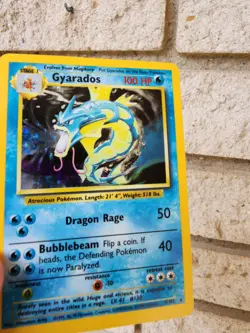 Pokemon TCG Gyarados Base Set 6/102 Holo 1999-2000 Holo Rare - Image 1