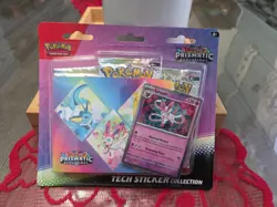 Pokemon TCG Prismatic Evolutions Tech Sticker Collection Blister Sylveon - Image 1