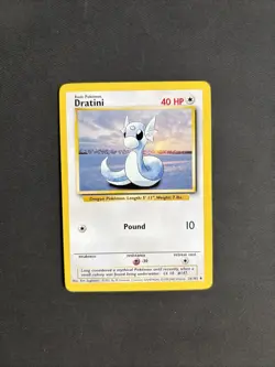 Pokemon TCG Dratini Base Set 4TH PRINT 26/102 Regular Uncommon Non Holo - NM/LP - Image 1