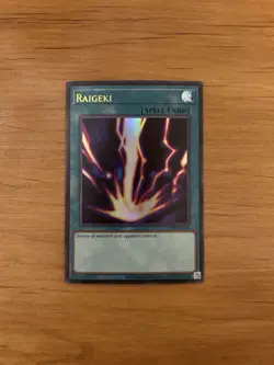 Raigeki LCKC-EN088 Legendary Collection Kaiba (2020 Date Reprint) Ultra Rare NM - Image 1