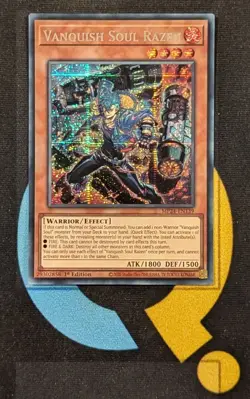MP24-EN139 Vanquish Soul Razen Prismatic Secret Rare 1st Edition YuGiOh - Image 1