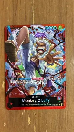 Monkey.D.Luffy 001 L Starter Deck EX: Gear 5 ST21-001 One Piece 11⚓📈 - Image 1