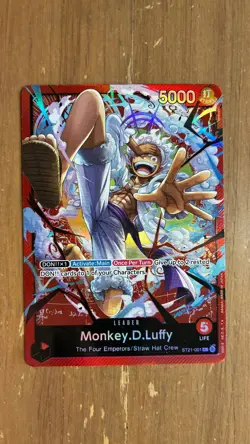 Monkey.D.Luffy 001 L Starter Deck EX: Gear 5 ST21-001 One Piece 5⚓📈 - Image 1