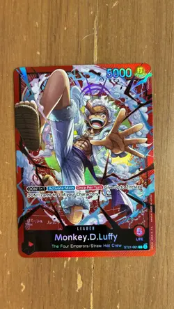 Monkey.D.Luffy 001 L Starter Deck EX: Gear 5 ST21-001 One Piece 8⚓📈 - Image 1