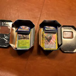 2009 Infernape And Serperior Ex Opened Tins With Pokemon Binders (vintage Cards) - Image 4