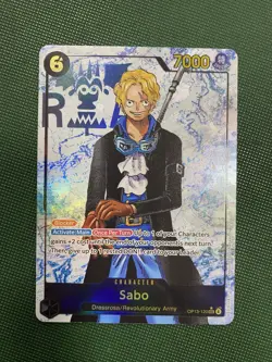 Sabo OP13-120 Alt Art SEC English One Piece Card Carrying On His Will Op13 - Image 1