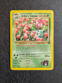 Erika's Ivysaur 41/132 Gym Challenge 2000 Pokemon Card LP - Image 1