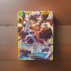 Monkey.D.Luffy OP11-118 SEC - One Piece TCG - English Card Near-Mint Secret Rare - Image 1