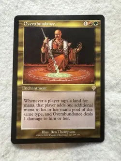 MTG - Overabundance - Invasion - NM - Free Shipping! - Image 1