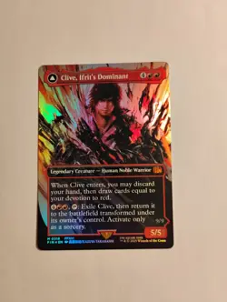 Clive, Ifrit's Dominant (0318) (Borderless) Final Fantasy Foil - Image 1
