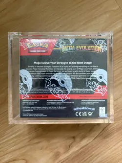 Pokemon TCG Mega Evolution Booster Box 36 Packs + Acrylic Box - New & Sealed - Image 2