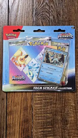 🔥🔥Pokemon TCG Prismatic Evolutions Tech Sticker Collection Set of 3 Sealed🔥 - Image 4
