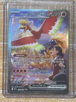 Pokemon TCG Ethan's Ho-Oh EX Sir 230/182 Destined Rivals - Image 1