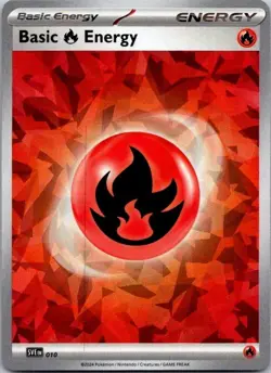 Pokemon TCG Terapagos ex UPC Basic Energy Set 8 Cracked Ice Promo Holo Foil NM - Image 1