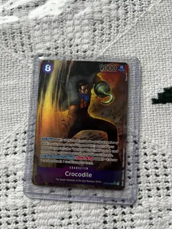 One Piece TCG English Crocodile OP04-060 Alt Art Kingdoms Of Intrigue - Image 1