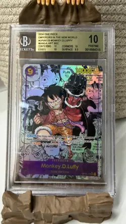BGS 10 - One Piece TCG OP09-119 Monkey.D.Luffy Manga Manga (V.3) - Image 1