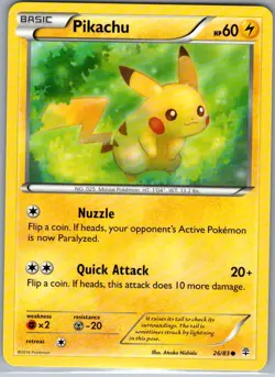 Pikachu 26/83 Non Holo Generations - Pokemon Card - NM - Image 1