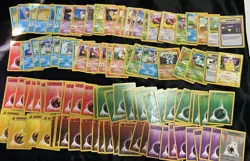 Lot of Foreign WOTC Base Set/Other Pokemon Cards Including Pikachu - Image 1