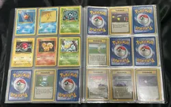 Base Set Incomplete Set 75/102 5 Rares No Duplicates With Folder - Pokemon Cards - Image 4