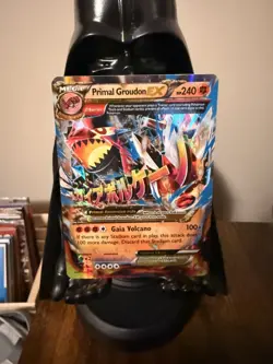 Primal Groudon EX 86/160 Pokemon Card LP-MP - Image 1