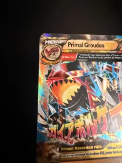 Primal Groudon EX 86/160 Pokemon Card LP-MP - Image 4