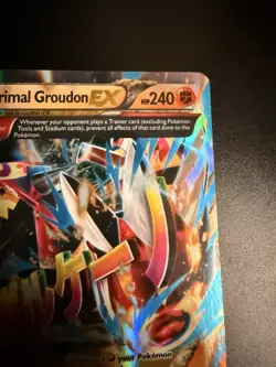 Primal Groudon EX 86/160 Pokemon Card LP-MP - Image 5