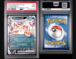 Pokemon TCG Charizard EX SVP196 Blackstar Promo Card Special Collection - PSA 9 - Image 1